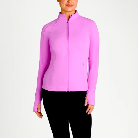 Avia Fleur Purple SoftSculpt Full Zip-Up Active Jacket Size L NWT - Picture 2 of 11